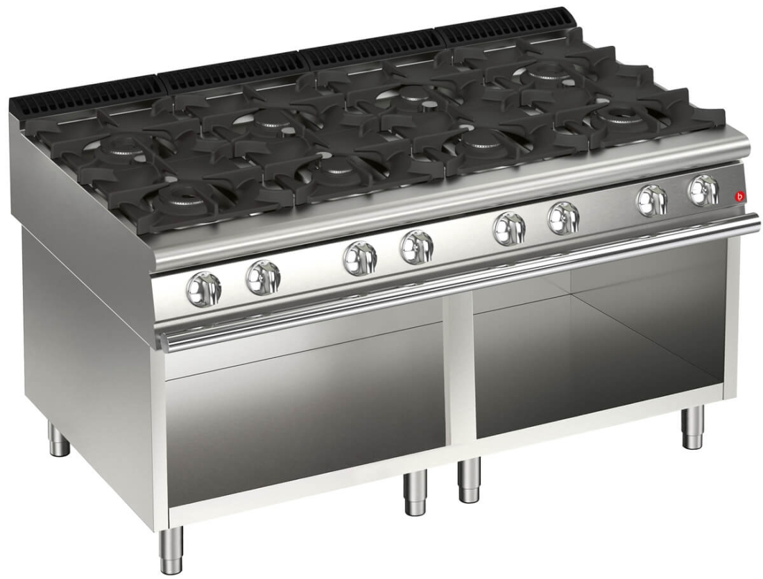 AFG 8 Flammen-Gasherd 45,4 kW Standgerät, Queen 900