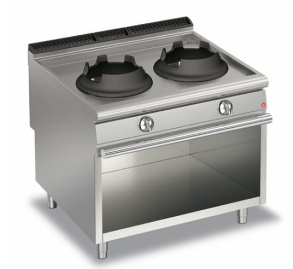 AFG Wok Gas-Herd 2x10,0 kW Standgerät, Queen 900