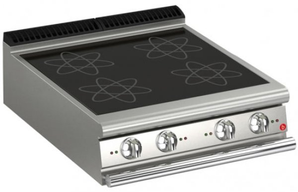 AFG Induktions-Herd 4 Kochzonen 20,0 kW Tischgerät, Queen 900