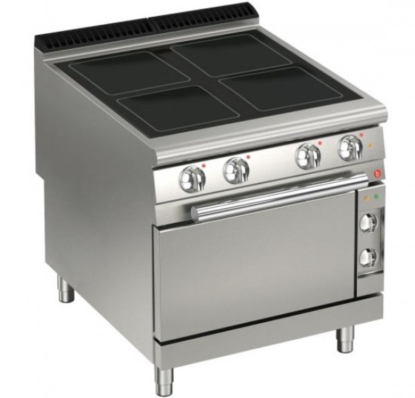 AFG Ceran-Herd 4 Zonen mit E-Backofen 22,0 kW Standgerät, Queen 900