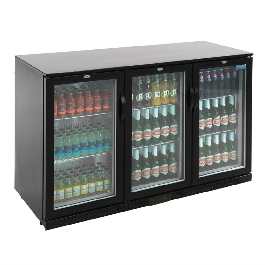 Barkühlschrank mit 3 Klapptüren 330L