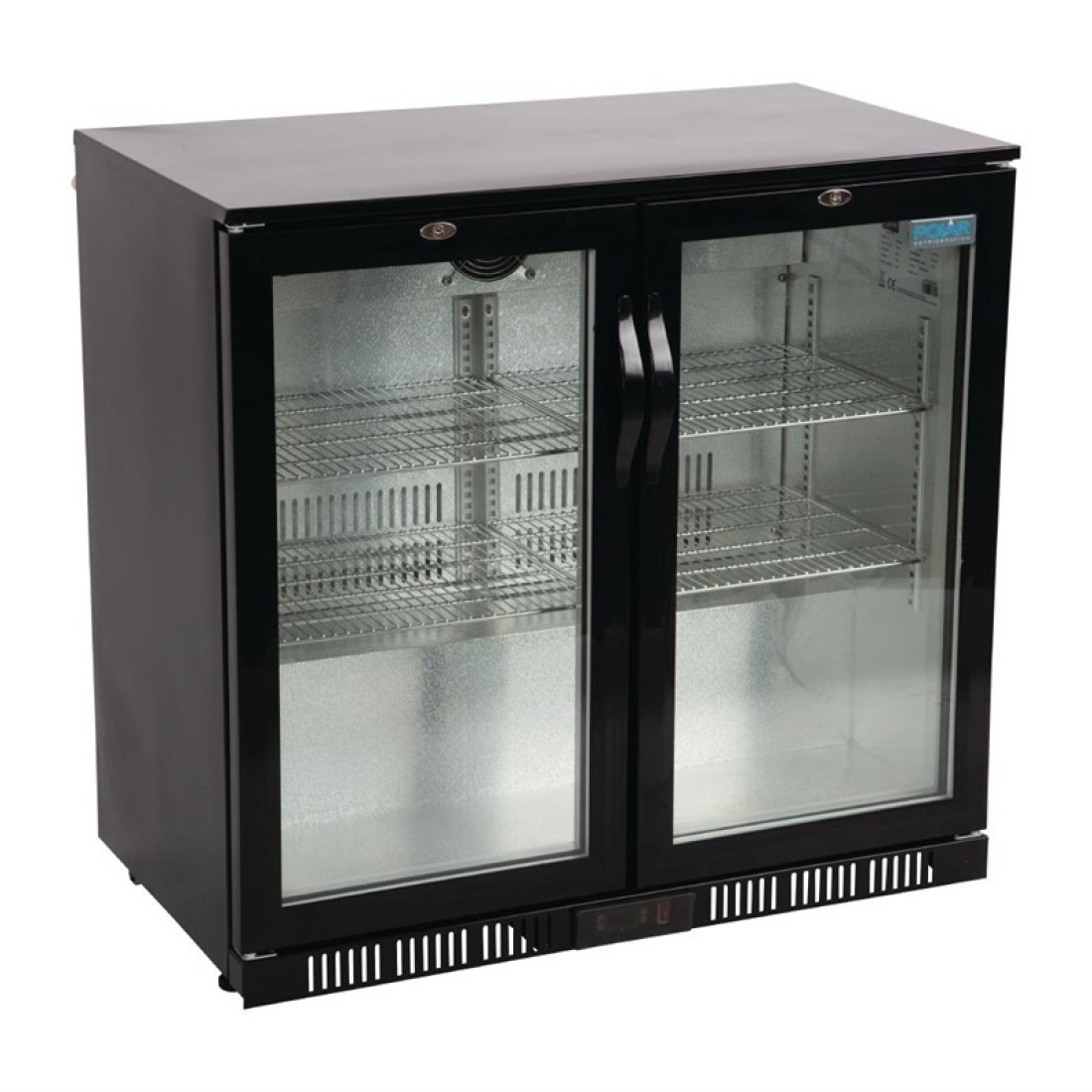 Barkühlschrank mit 2 Klapptüren 198 L