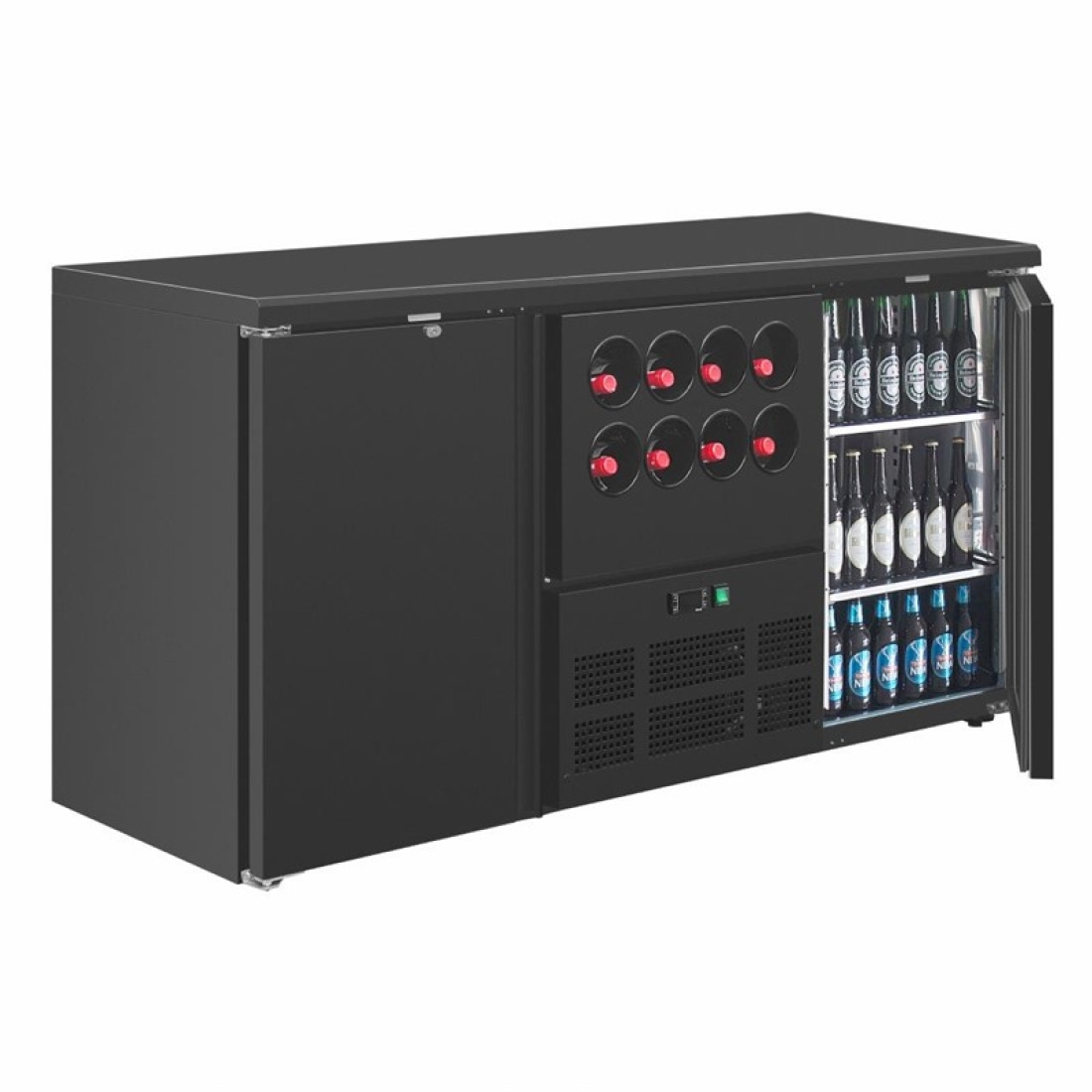 Barkühlschrank 4 Schübe  8 Flaschenhalter