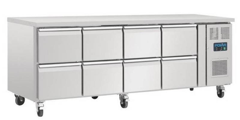 POLAR Kühltisch DA549, 8-Schübe