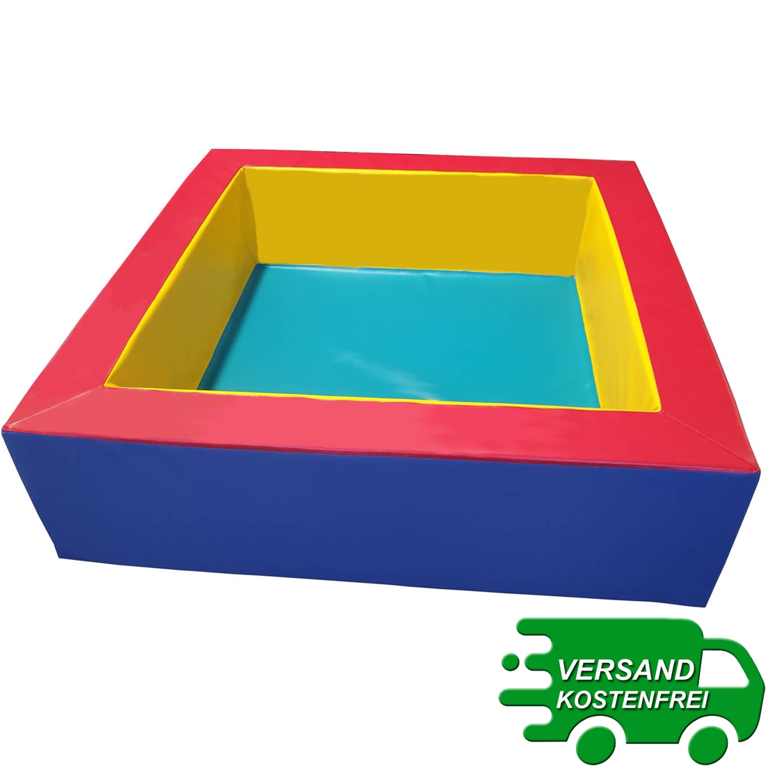 Ballbecken 1-teilig quadratisch 140 x 140 cm