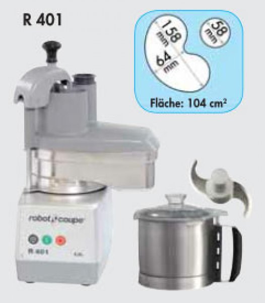 Kombigerät Kutter+Gemüseschneider R401