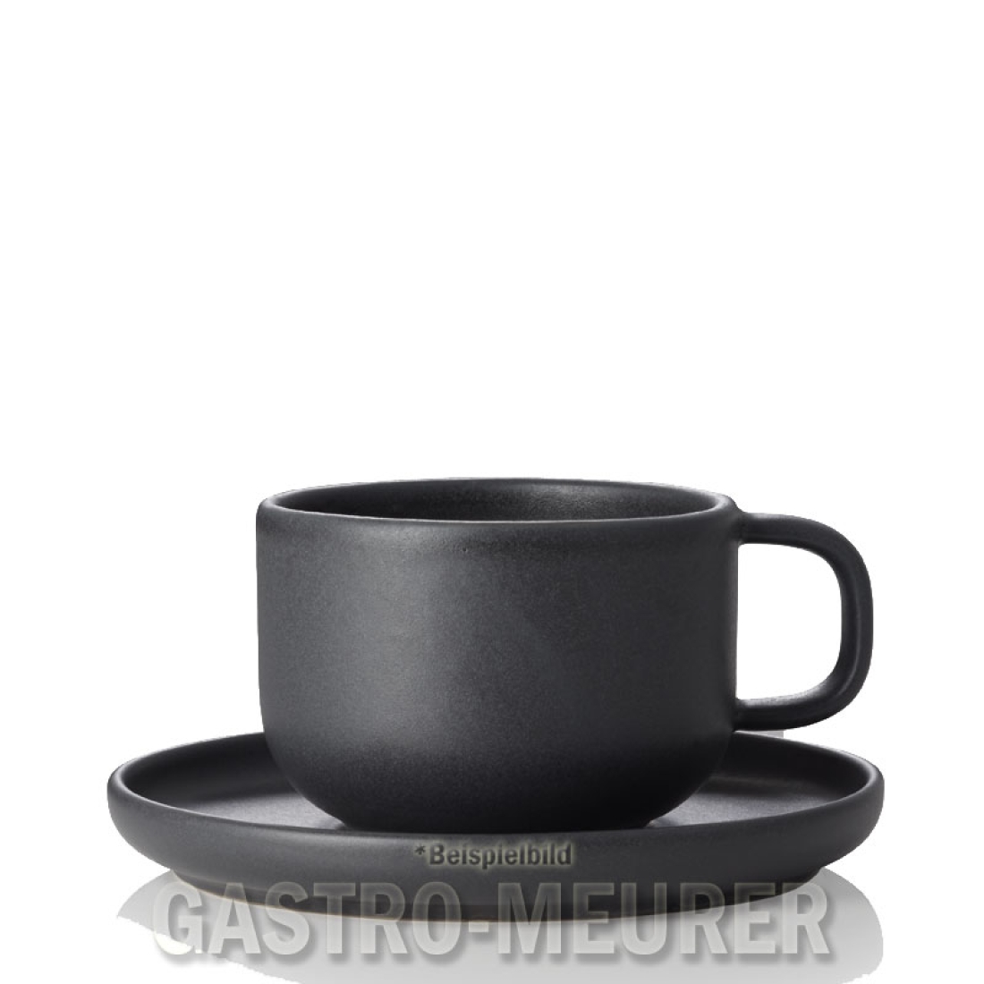Rockzzero Ober- und Untertasse Set 0,226 l , One midnight