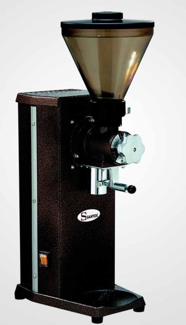 Santos Kaffeemühle S04 braun mit Beutelhalterung