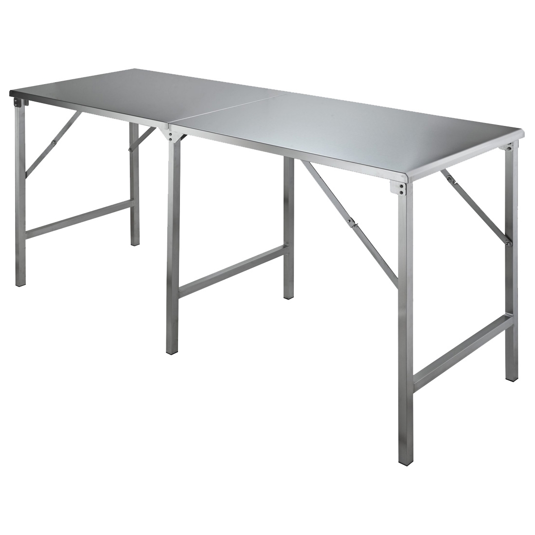 Edelstahlklapptisch Modell CAPELLA SARO 213-2110 Klapptisch Arbeitstisch Edelstahl