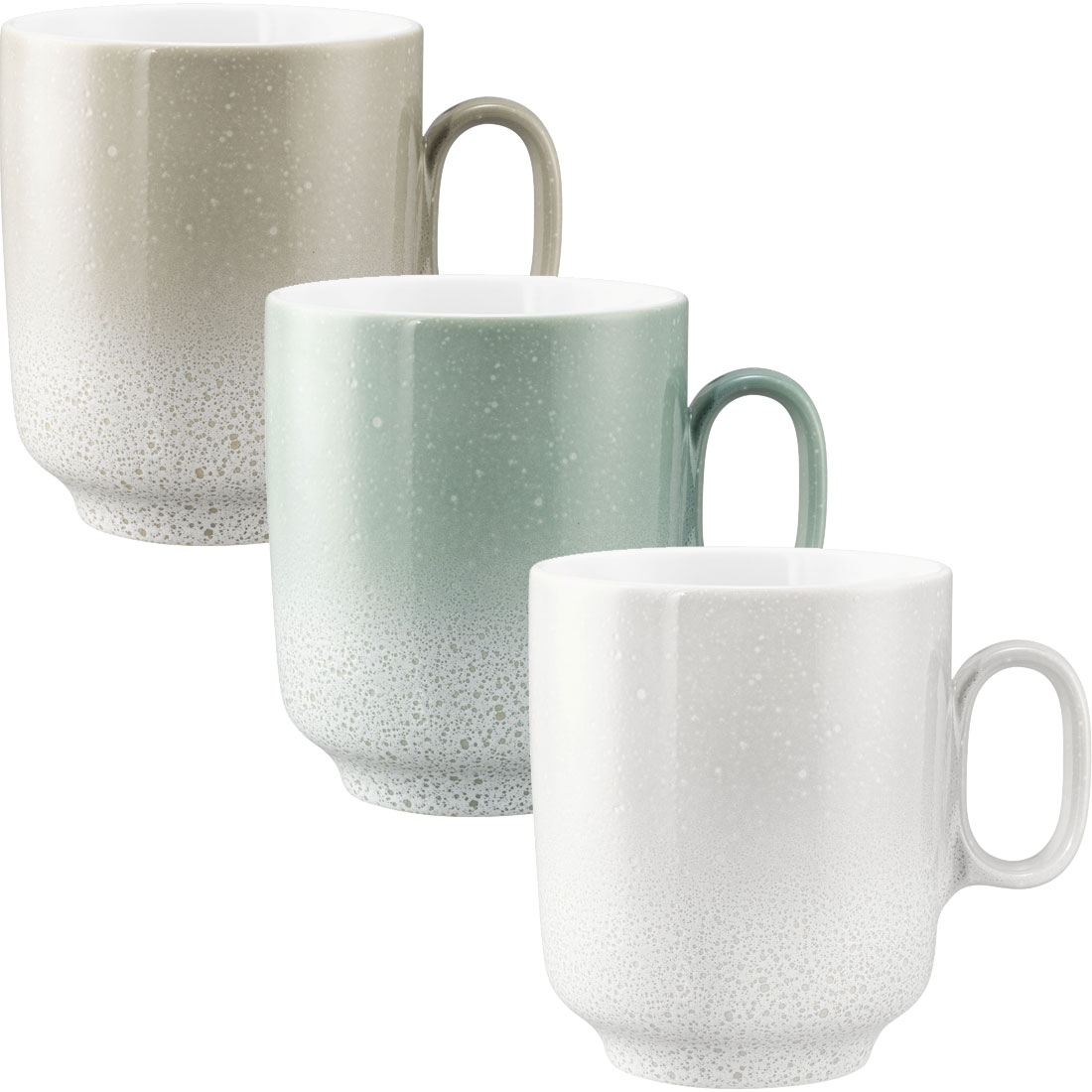 Becher mit Henkel 0,40 l SENTO Aura 3 Farben Seltmann Weiden 001.776722 001.776726 001.776730