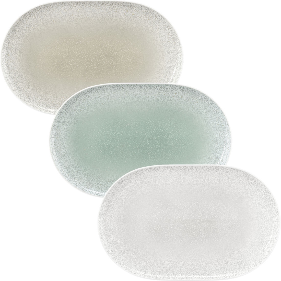 Teller/Servierplatte oval 38x24 cm SENTO Aura 3 Farben Seltmann Weiden 1.776.724 1.776.728 1.776.732