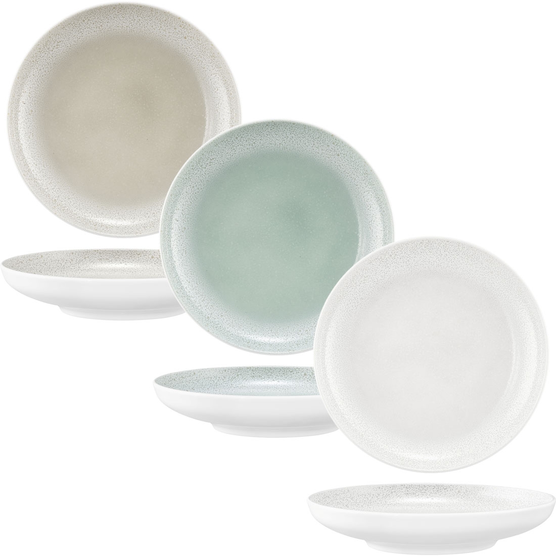 Suppenteller rund 21 cm SENTO Aura 3 Farben Seltmann Weiden 001.776747 001.776765 001.776783