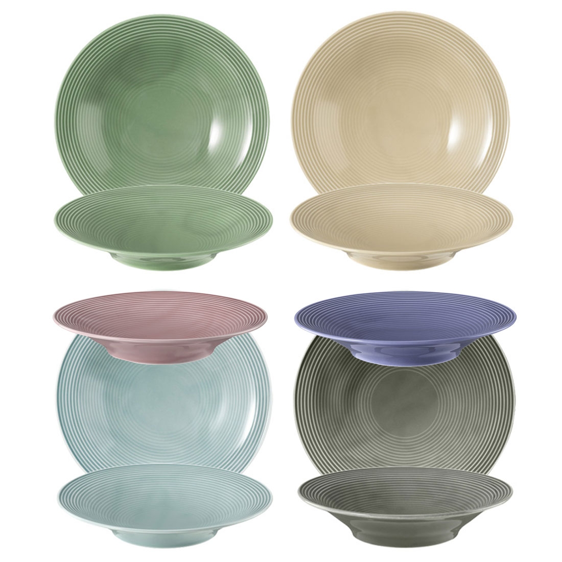 Suppenteller Ø 22,5 cm in 4 Farben BEAT Seltmann Weiden