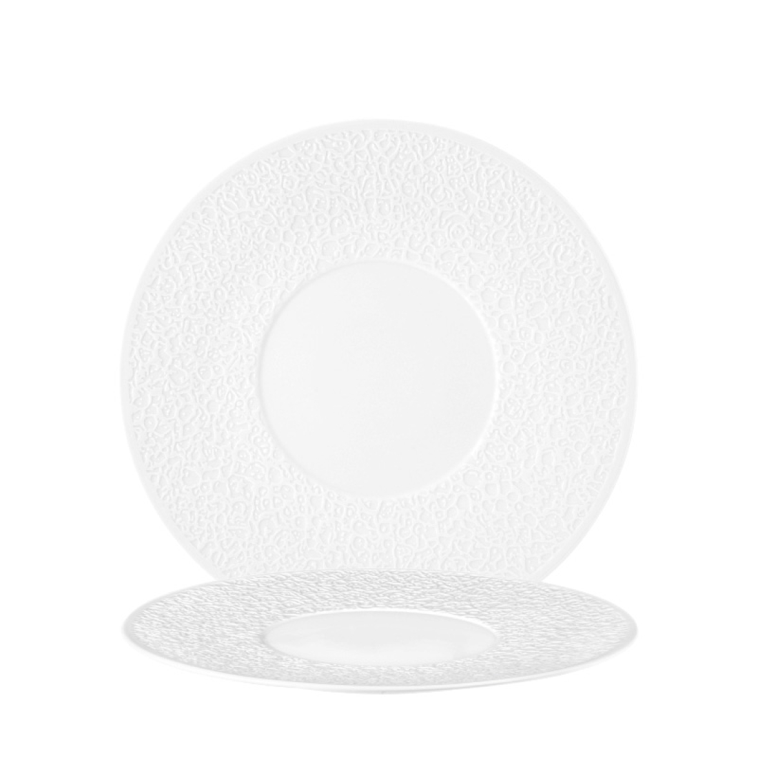 NORI Teller flach 33 cm Relief breit Seltmann Weiden