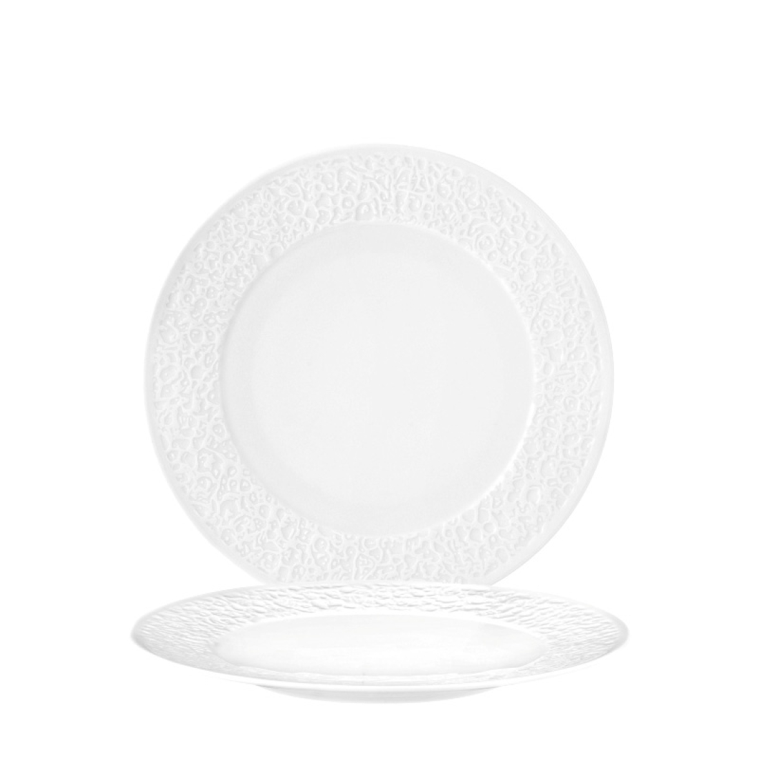 NORI Teller flach 28 cm Relief schmal Seltmann Weiden