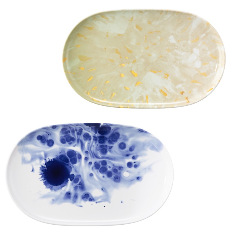 Platte oval 33x20cm SENTO Ocean-Hikari Seltmann Weiden 001.776895 001.776899
