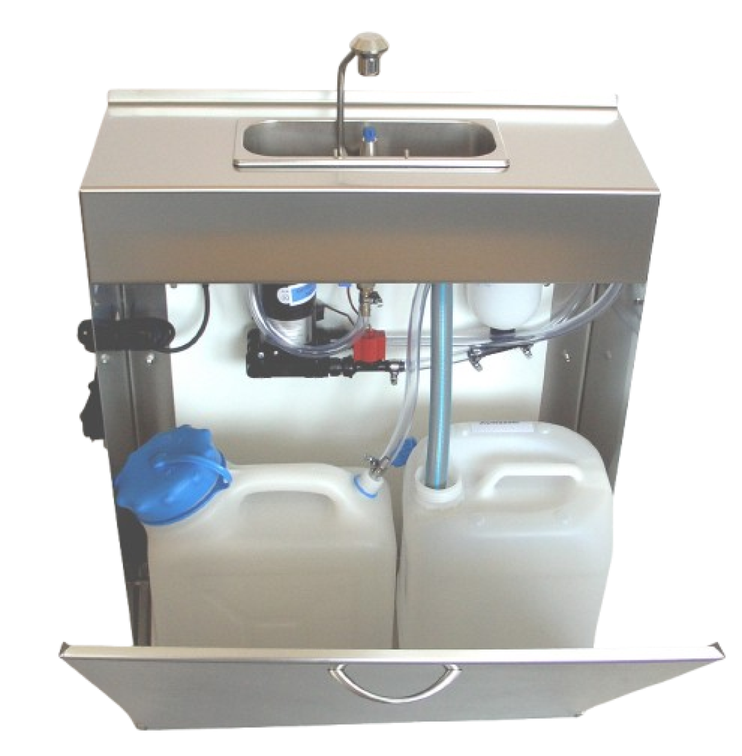 Stöckel Mobile Portioniererspüle Modell 58/16 oder 59/16 m. Dusche