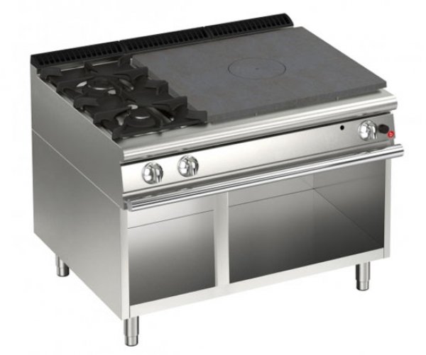 AFG Gas-Glühplattenherd 2 Brenner 22,5 kW Queen 700