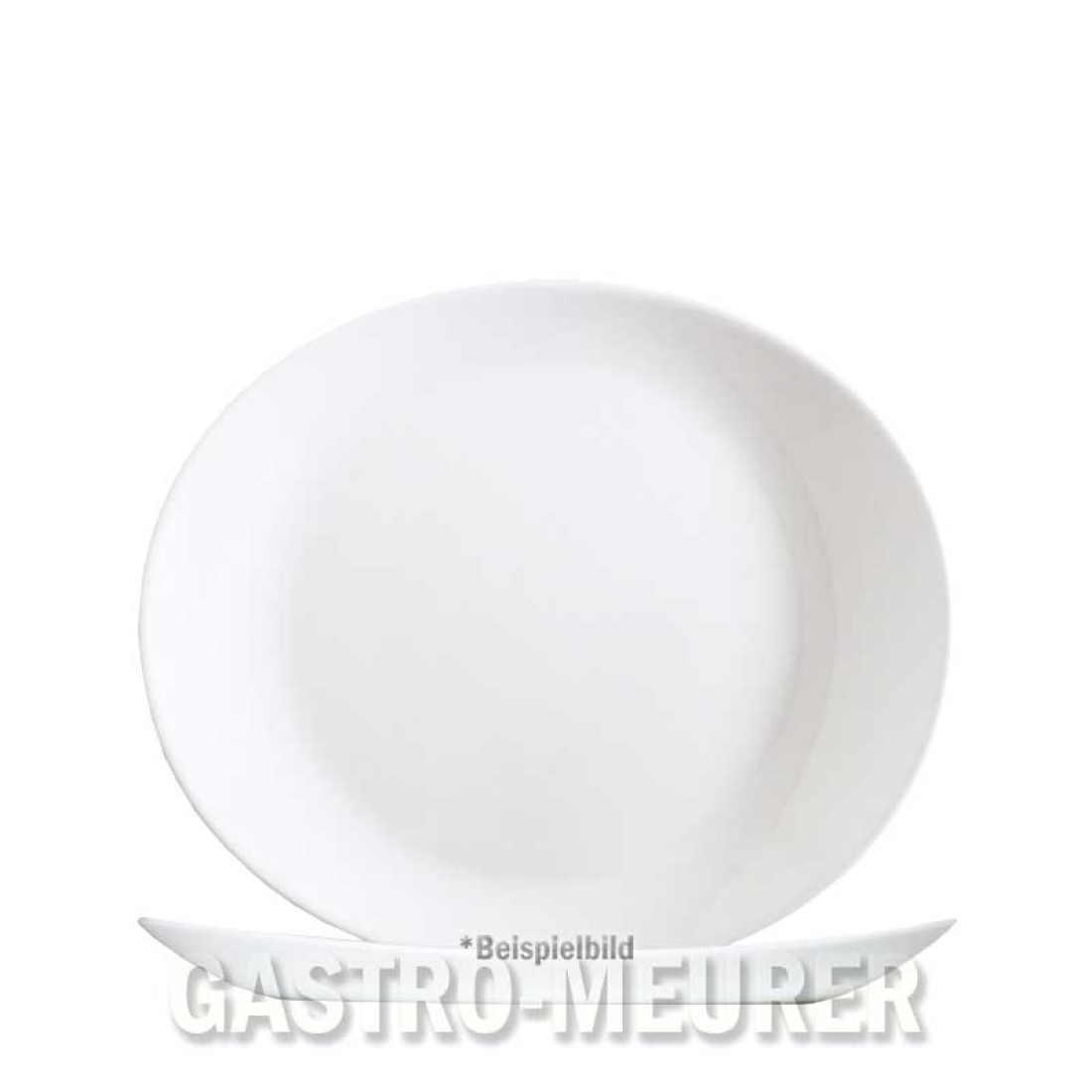 Steakteller 30 x 26 cm Evolutions White