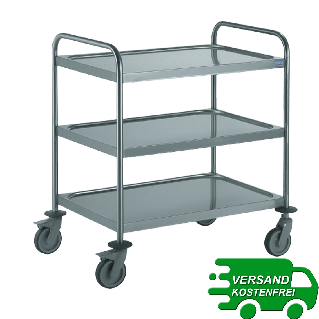 Servierwagen mit 3 Borden 80 x 53 cm Tournus 801543 801-543 801/543