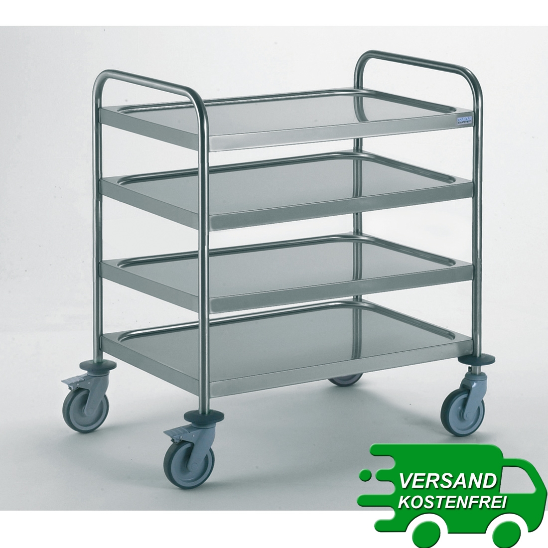 Servierwagen mit 4 Borden 100 x 60 cm Tournus 801554 801-554 801/554