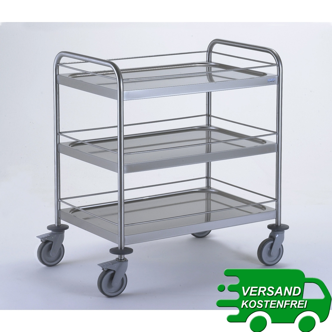 Servierwagen mit 4 Borden 100 x 60 cm Tournus 801 557 801557 801-557 801/557