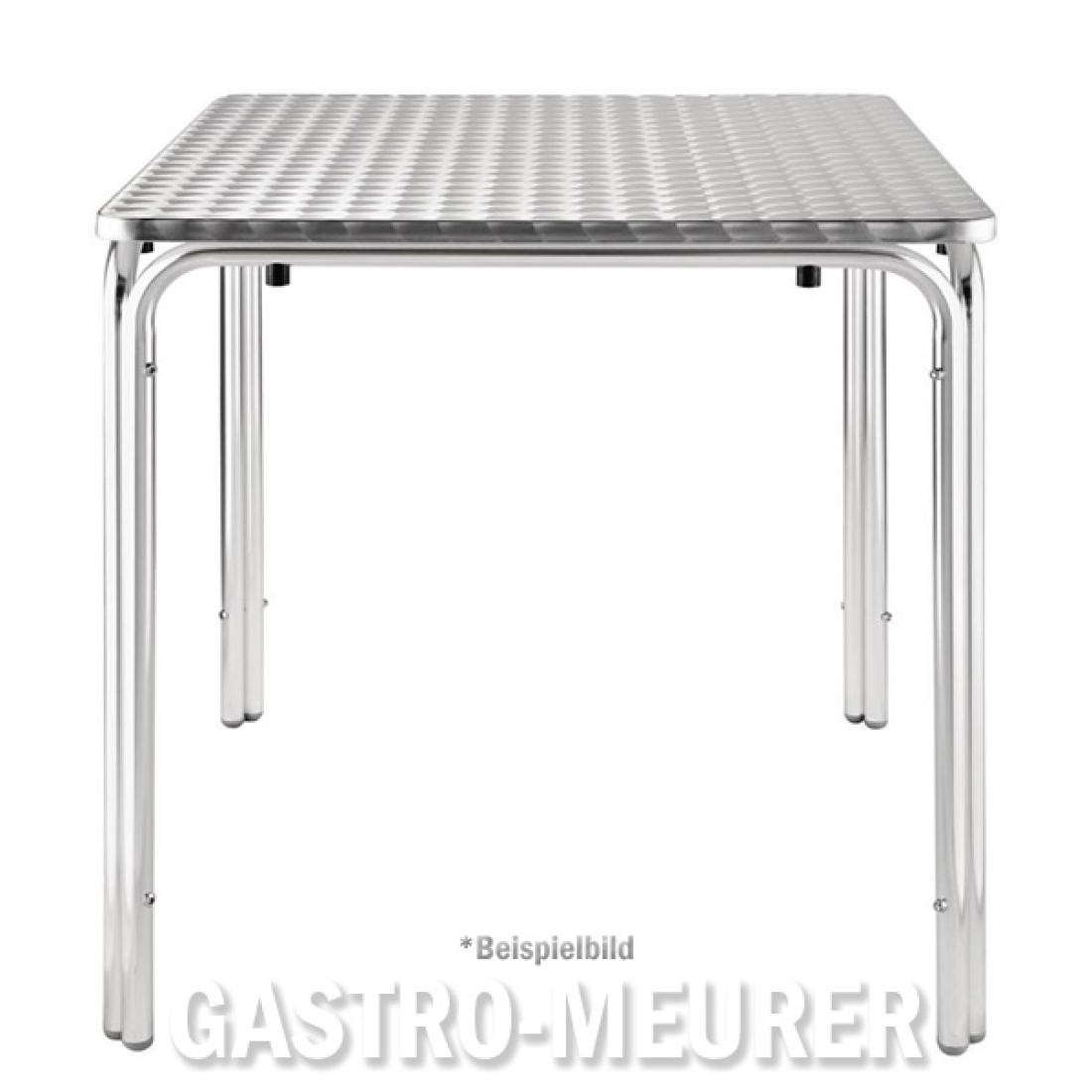 Bolero Bistrotisch Quadratisch 70 cm Aluminium