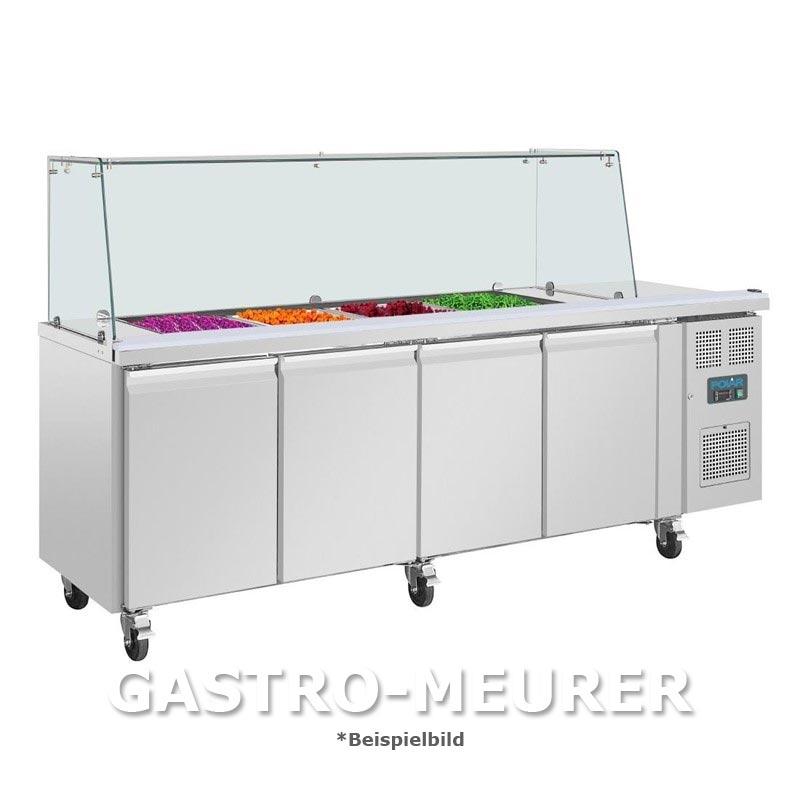 POLAR Saladette UA019, 4 Türen, 2x GN 1/1