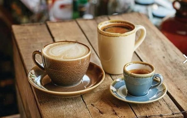 Olympia Kiln Milchkaffee-Untertasse Sandstein 16 cm VPE: 6 Stück