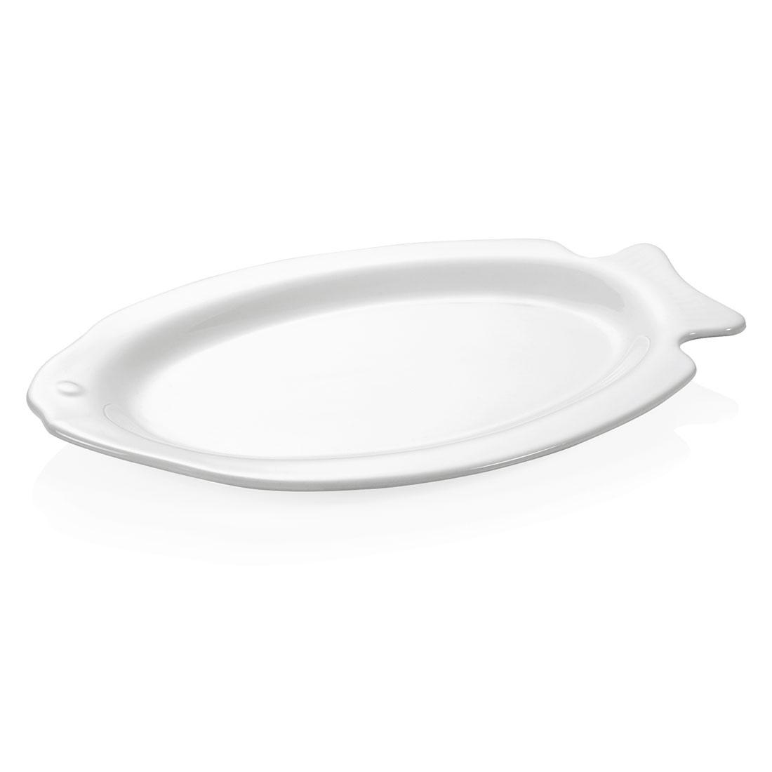 Fischteller 37,5x25cm Porzellan WAS 4907370