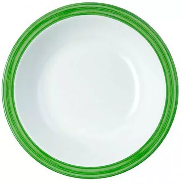 WACA Teller tief 20,5 cm / Suppenteller Bistro grün