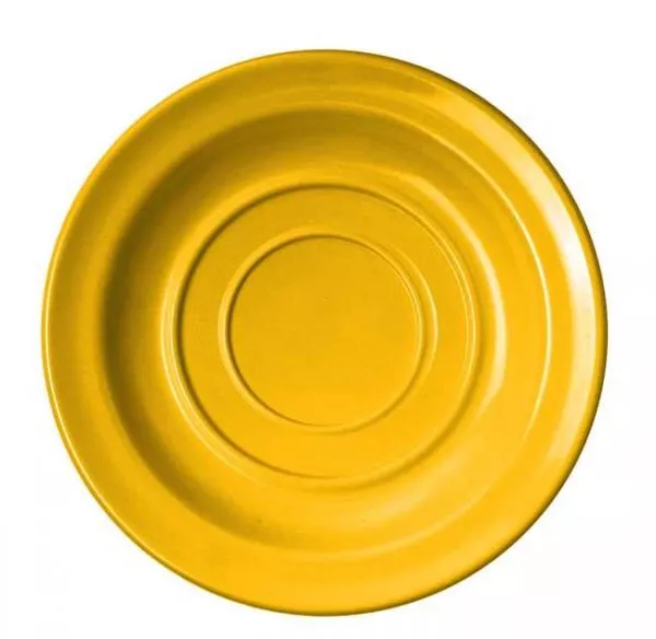 WACA Untertasse 14 cm Colora gelb