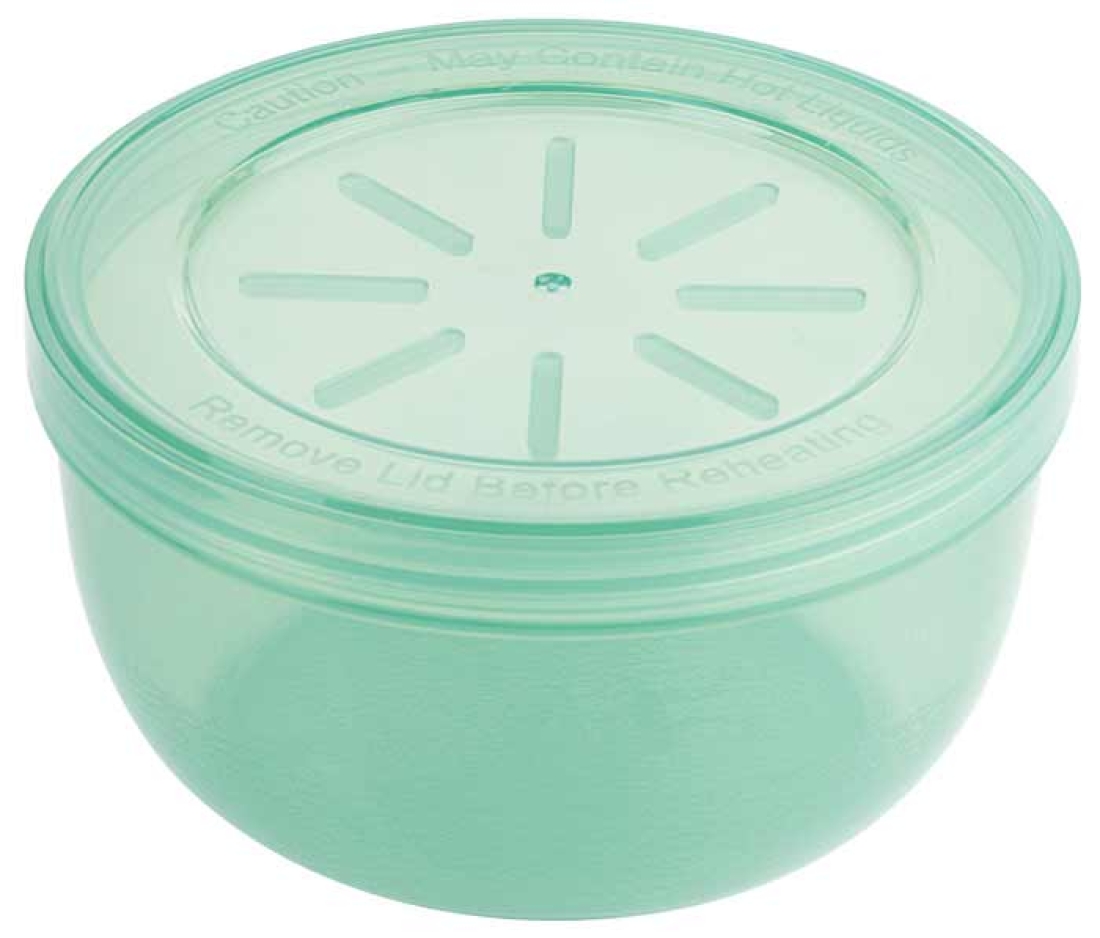 Eco-Takeouts Mehrweg-Suppenbehälter 350 ml, Ø 11 cm H 6 cm, mit Deckel, grün