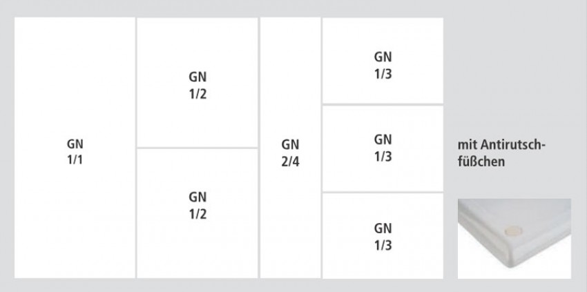 APS Melamin-Platte Arabesque GN 1/3