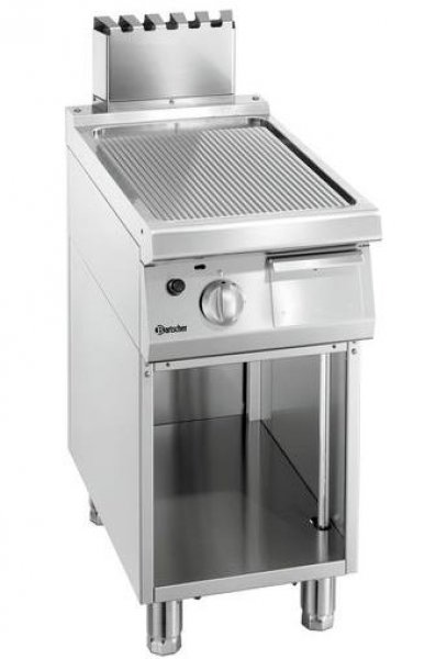 Bartscher Gas-Griddleplatte gerillt Serie 700