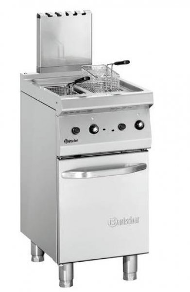 Bartscher Gas-Standfritteuse m. 2 Becken 7 l Serie 700