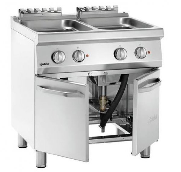 Bartscher Elektro-Nudelkocher m. 2 Becken Serie 700