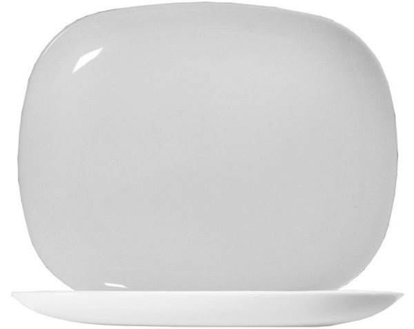 Platte oval 28 x 23 cm Burger Solutions white