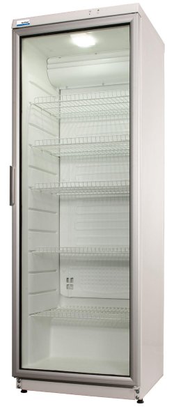 COOL NordCap CD 350 LED Umluft-Glastürkühlschrank 350 Liter