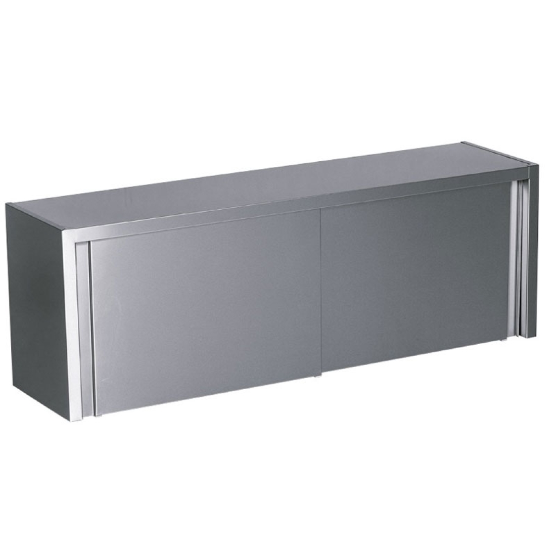 CHROMOnorm Wandhängeschrank m. 2 Schiebetüren