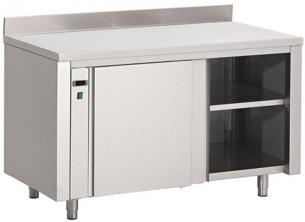 Wärmeschrank 1800 x 700 mm mit Schiebetüren,
