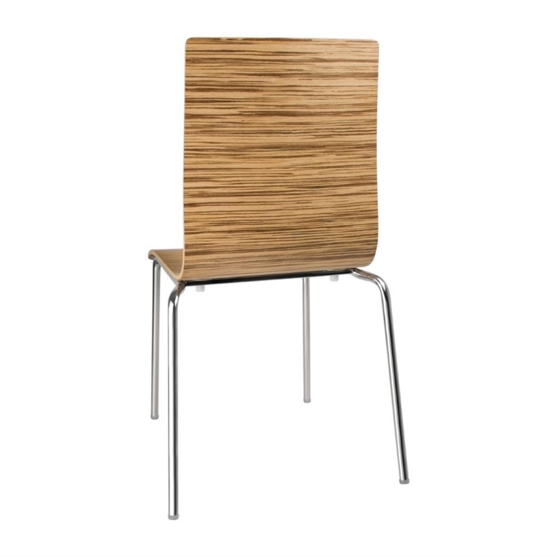 Bolero Stapelstuhl Buchenfurnier Zebrano