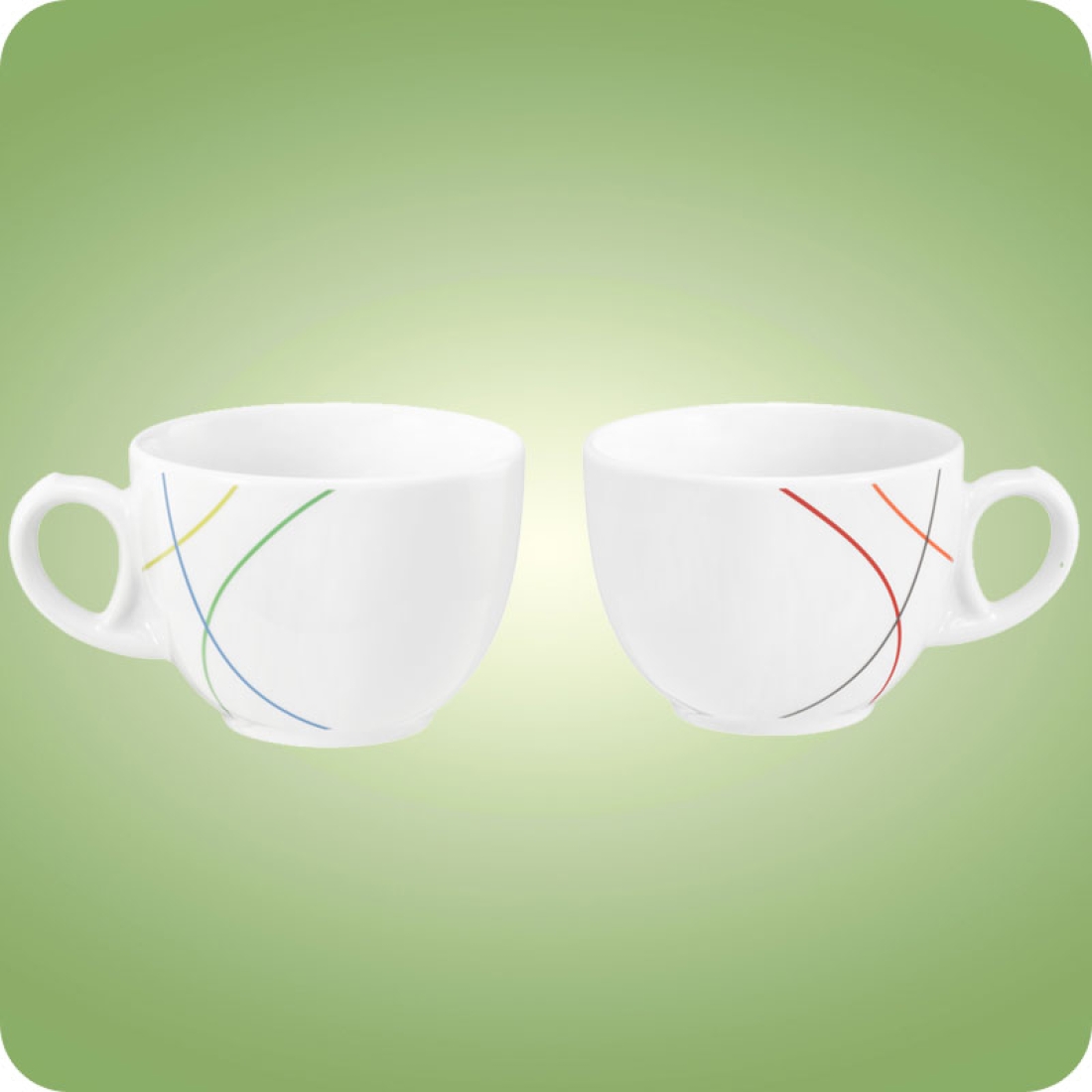 Community Green-​ o. Red-​Line Kaffeetasse Tulpe 0,22 l Seltmann Weiden