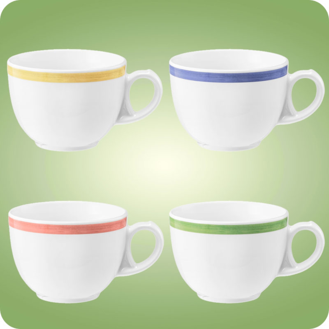 Community Kaffeetasse Tulpe 0,22 l Pinselband Seltmann Weiden