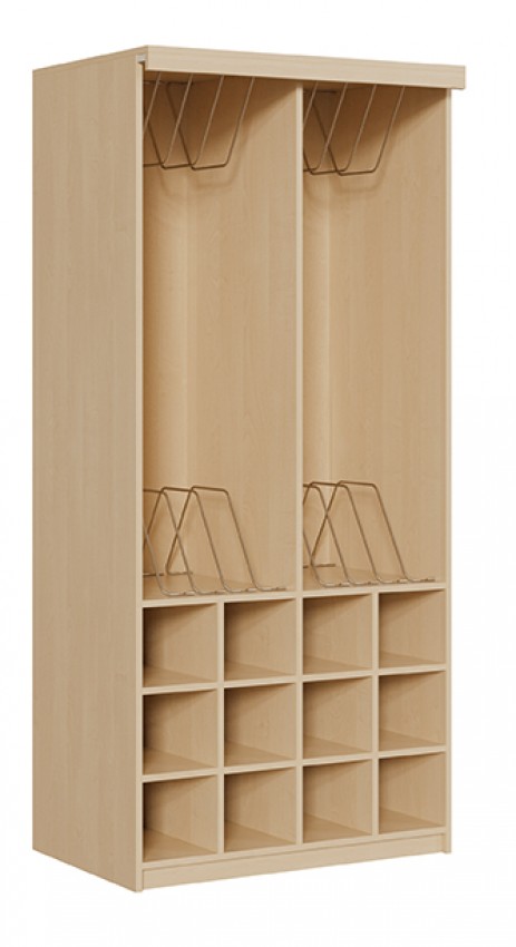 Liegepolsterschrank offen f. 10 Liegepolster