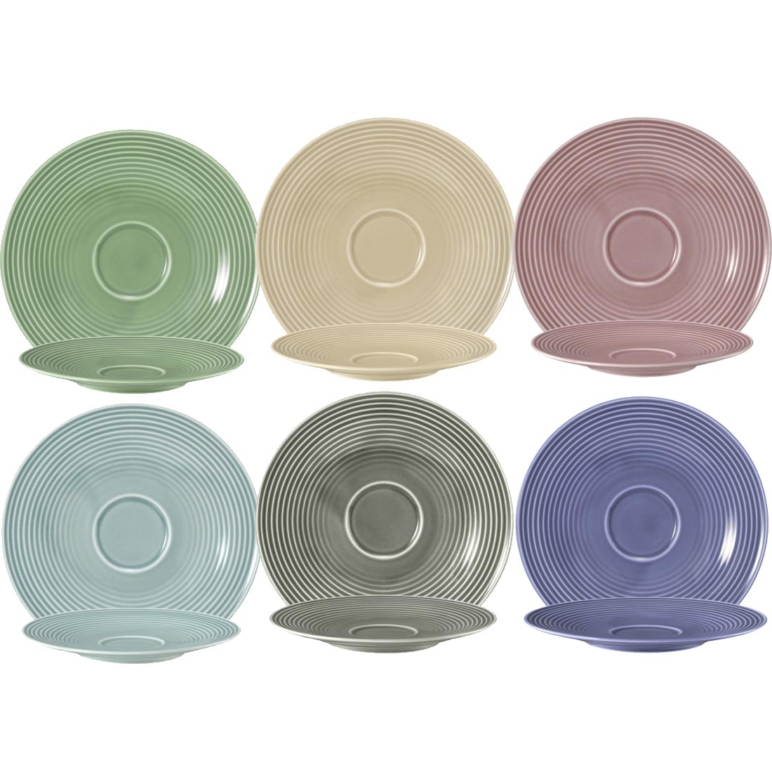 Kombi-Untertasse 16,5 cm in 6 Farben BEAT Seltmann Weiden