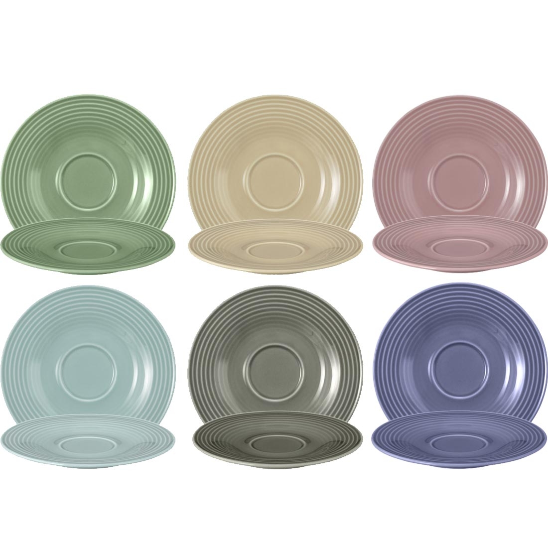 Kombi-Untertasse 13,5 cm in 6 Farben BEAT Seltmann Weiden