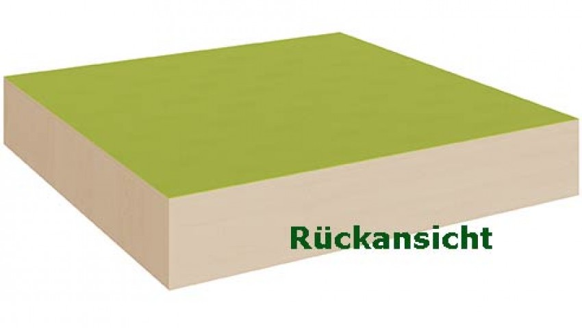 Quadratpodest 2 Garagen f. Rollkästen 150 x 150 cm