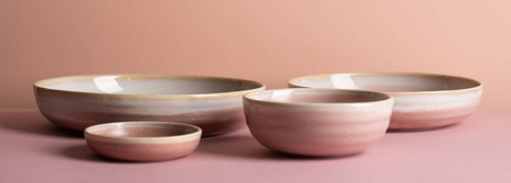 Pott Bowl Pink 27 cm Bonna