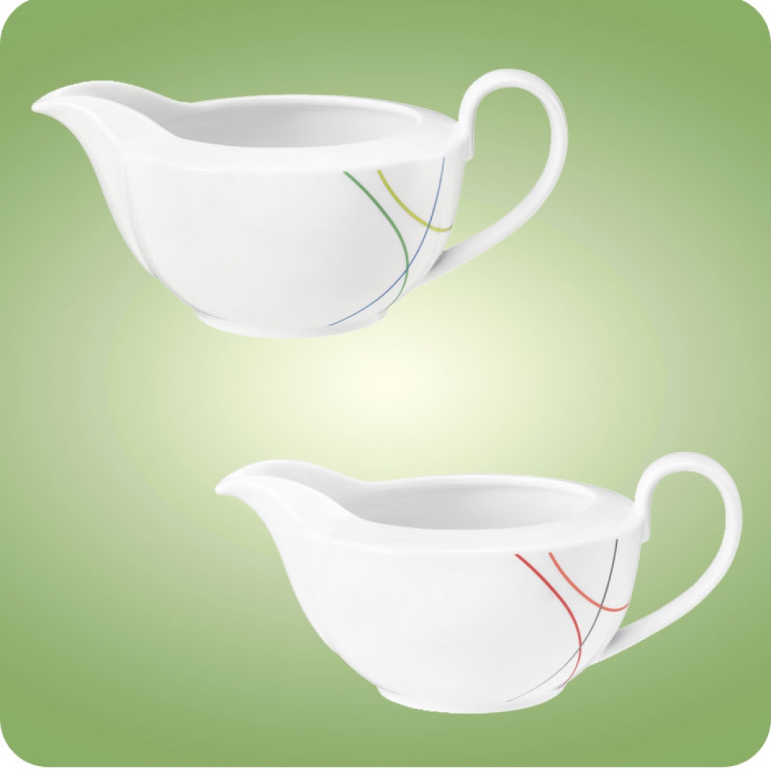 Community Sauciere 0,45 L Green-​​​ o. Red-​Line Seltmann Weiden
